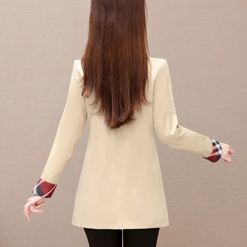 Classic Contrast Colors Wind Coat Jacket