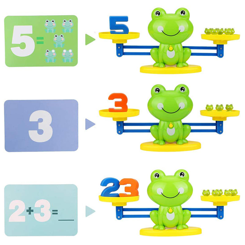 Preschoolers Frog Balance Counting Toys