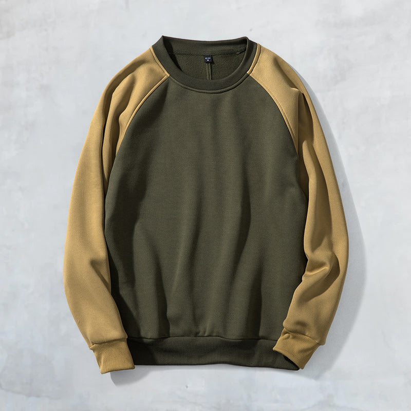 Contrast Crew Neck Sweatshirt