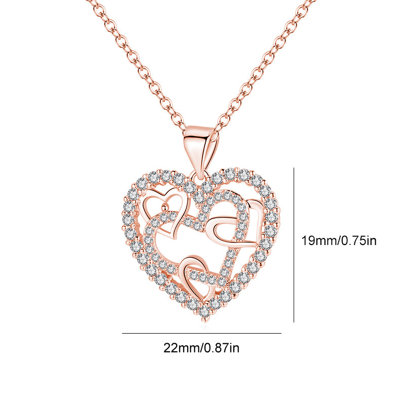 Openwork Heart Necklace
