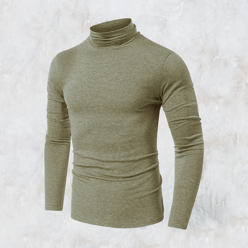Men's Turtleneck Bottoming Top Blouse