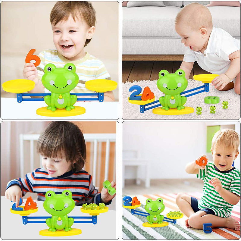 Preschoolers Frog Balance Counting Toys