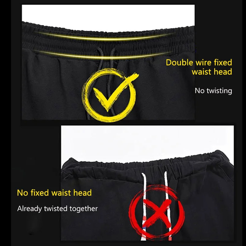 Men's Large Size Ice Silk Sports Shorts
