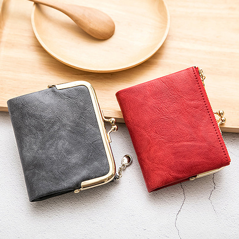 Mini Fashion Ladies Square Short Wallet