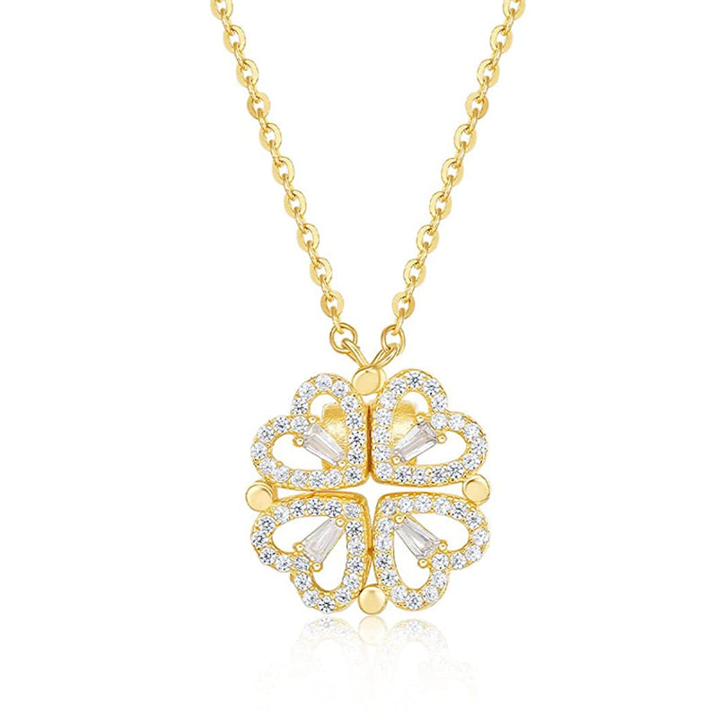 Clover Hearts Necklace