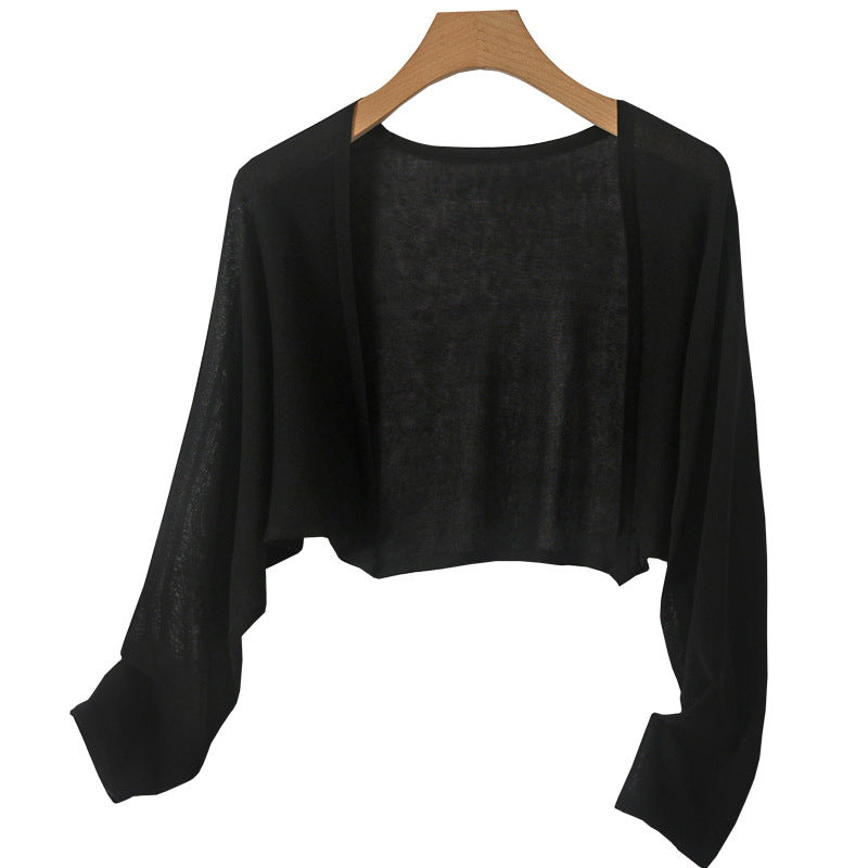 Summer Linen Buttonless Cardigan