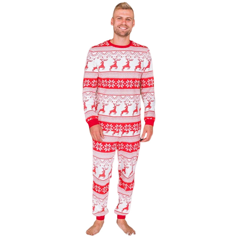 Red Elk Christmas Family Pajamas