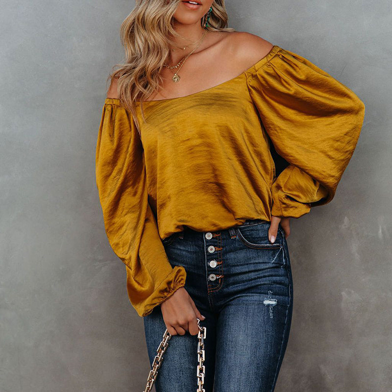 Solid Color Loose Top