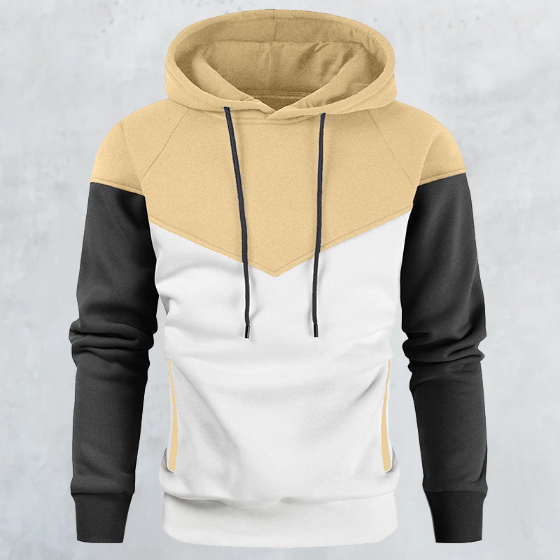 Color Block Casual Sports Sweatshirt