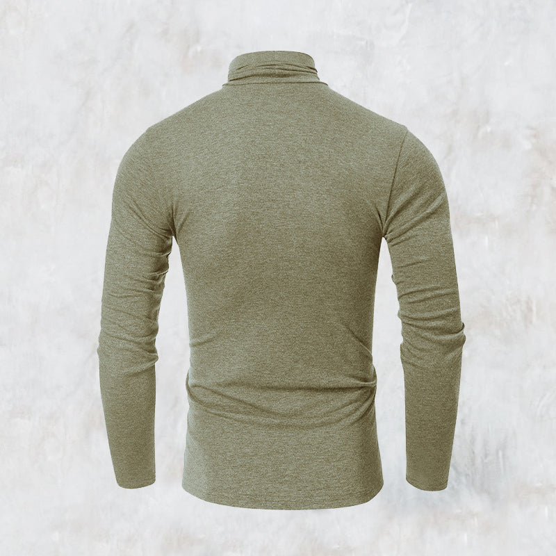 Men's Turtleneck Bottoming Top Blouse