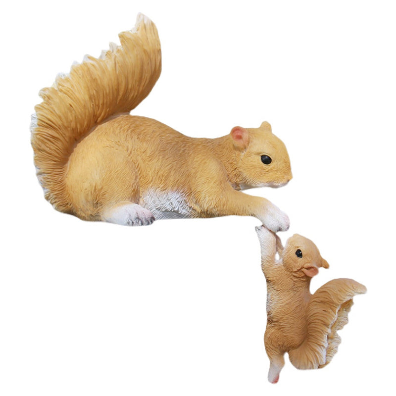 Squirrel Mother and Child Ornament