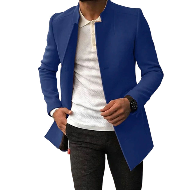 Trendy Solid Tweed Blazer