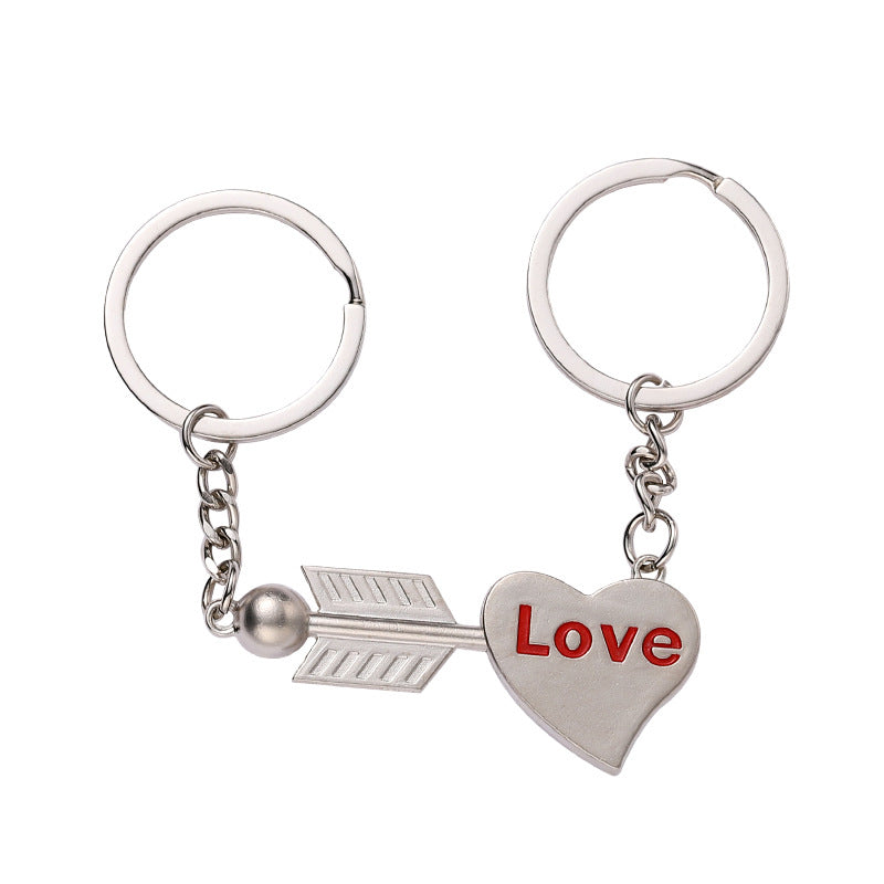 Valentine's Day Couple Keychain