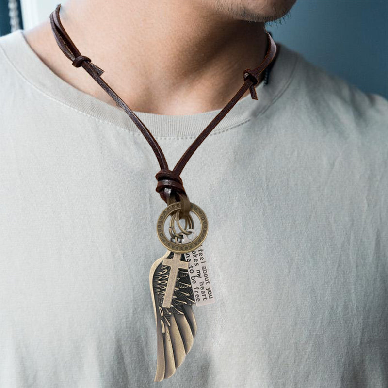 Personality Angel Wings Pendant Necklace