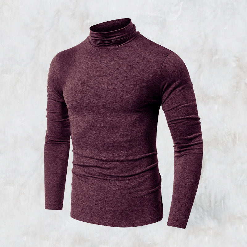Men's Turtleneck Bottoming Top Blouse