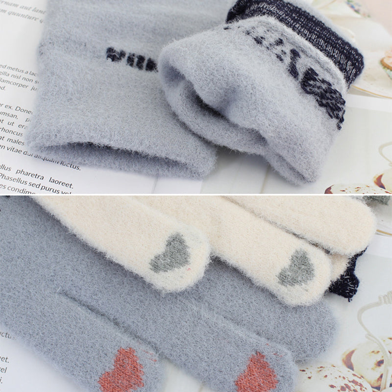 Thermal Soft Thick Fleece Lined Touch Screen Gloves