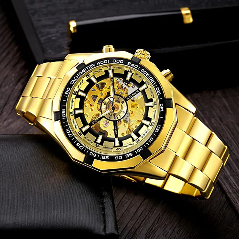 Men's Skeleton Watch