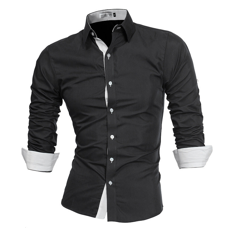 Men Slim Fit Long Sleeves
