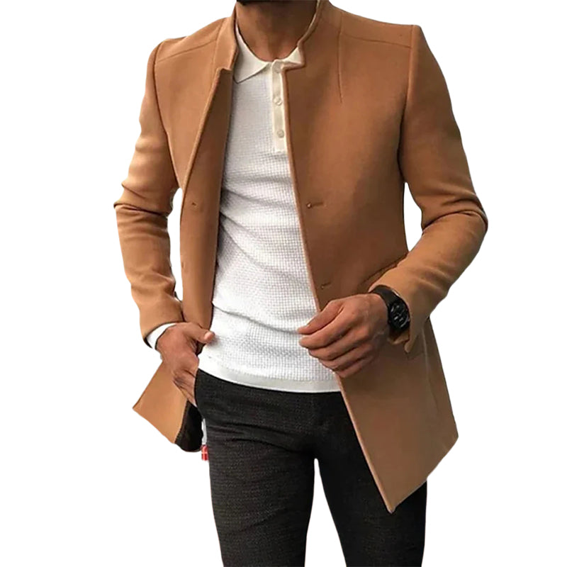 Trendy Solid Tweed Blazer