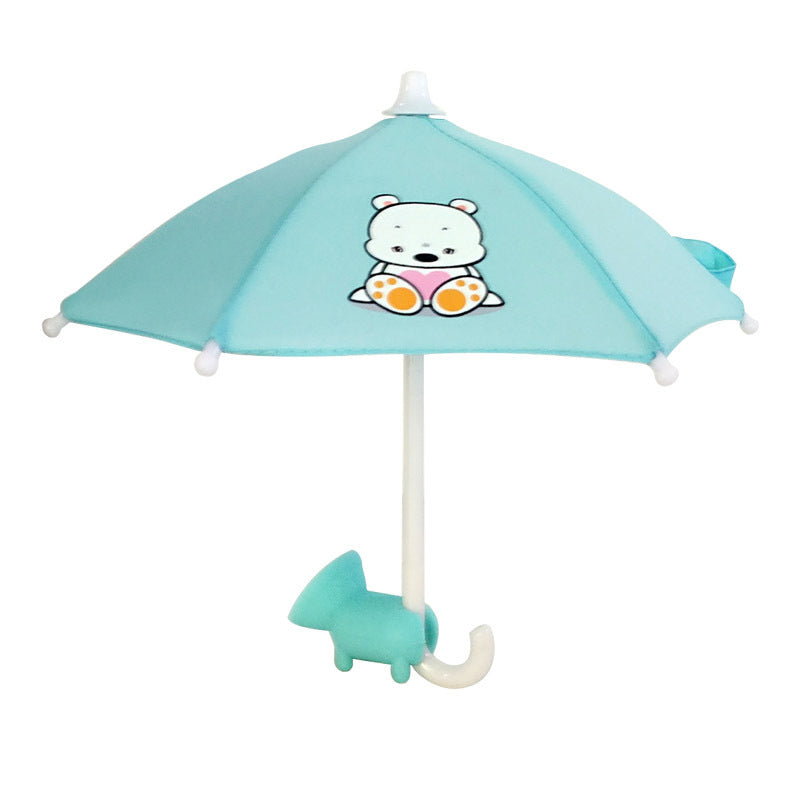 Cute Mobile Phone Holder with Sun Umbrella