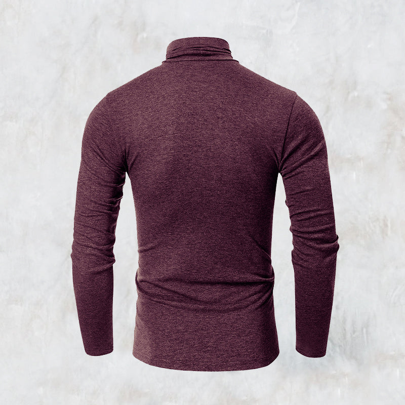 Men's Turtleneck Bottoming Top Blouse