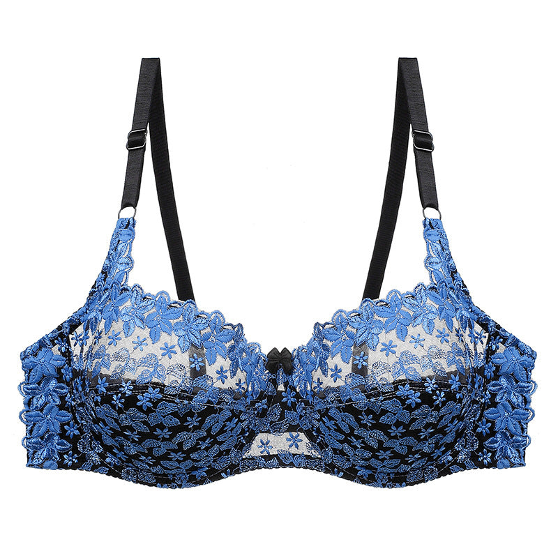 Lace Embroidered Bra