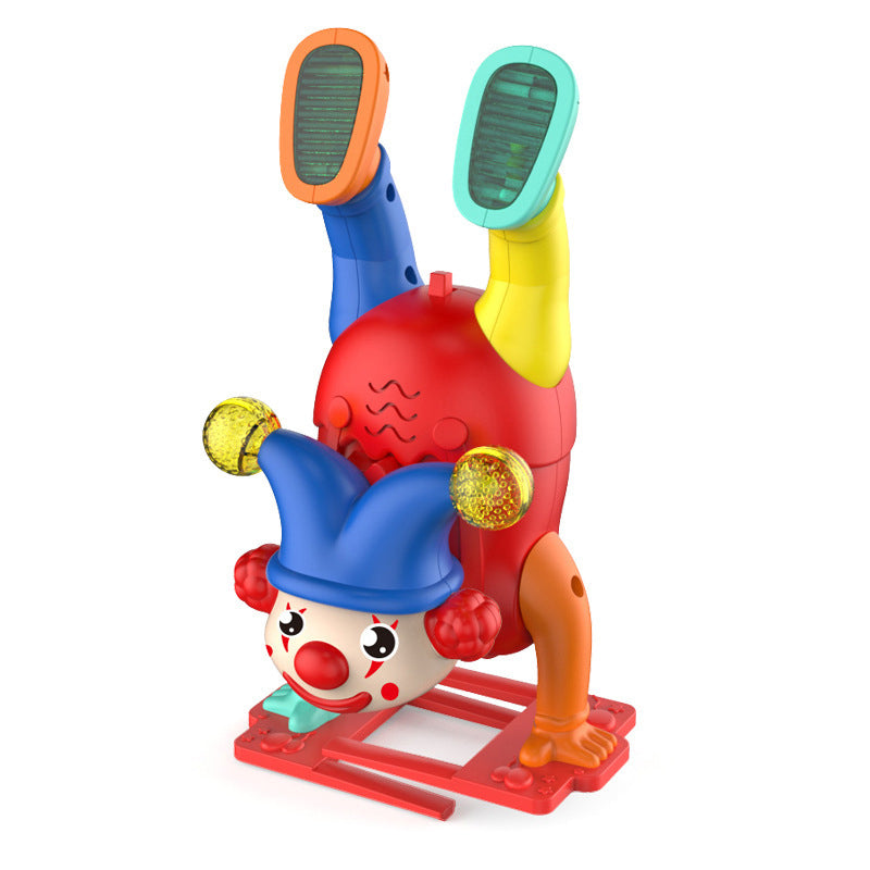 Electric Handstand Clown Toy With Light and Music