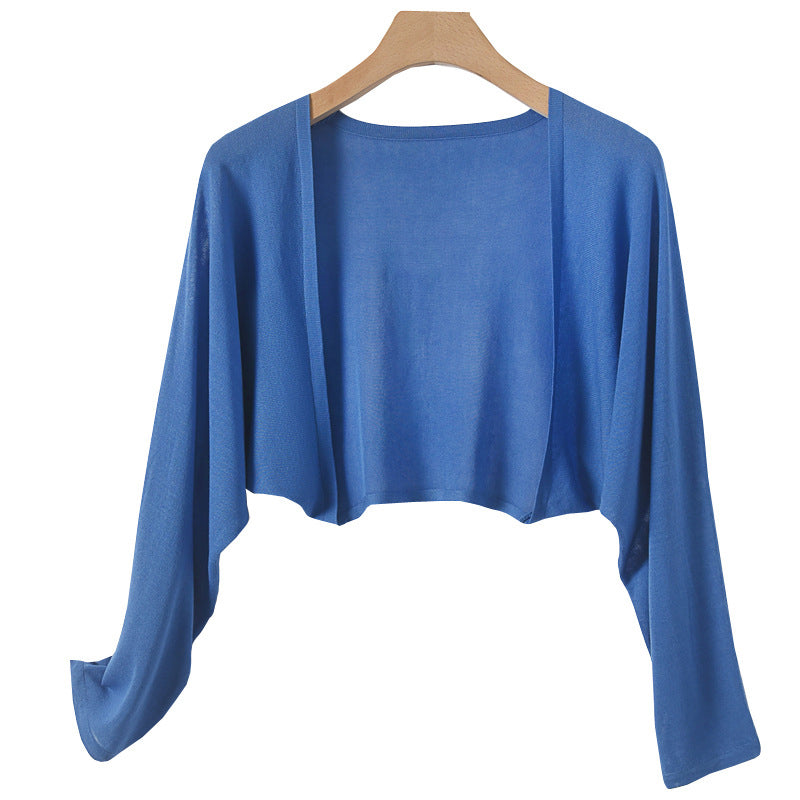 Summer Linen Buttonless Cardigan