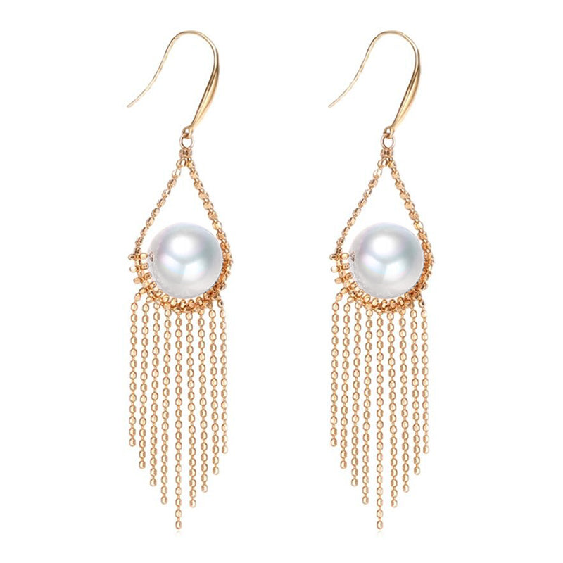 Pearl Fringe Earrings