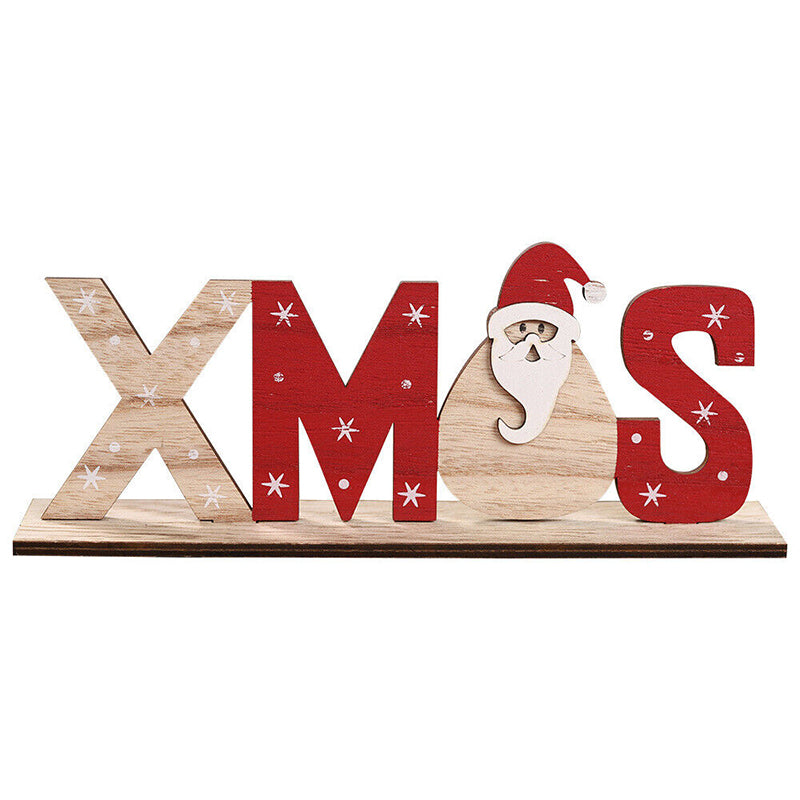 Wooden Painted Christmas Decorations