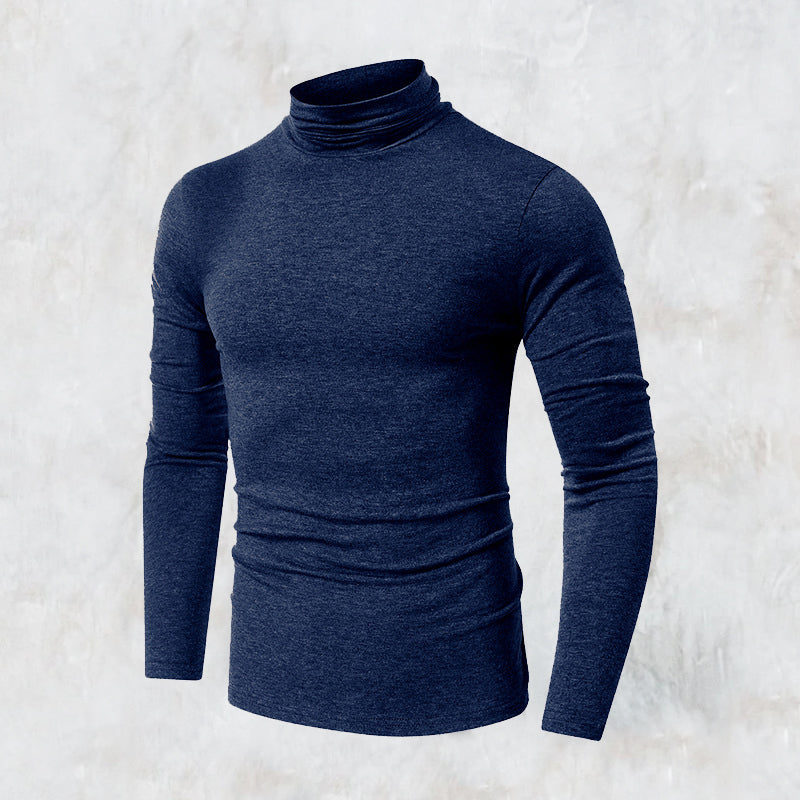 Men's Turtleneck Bottoming Top Blouse
