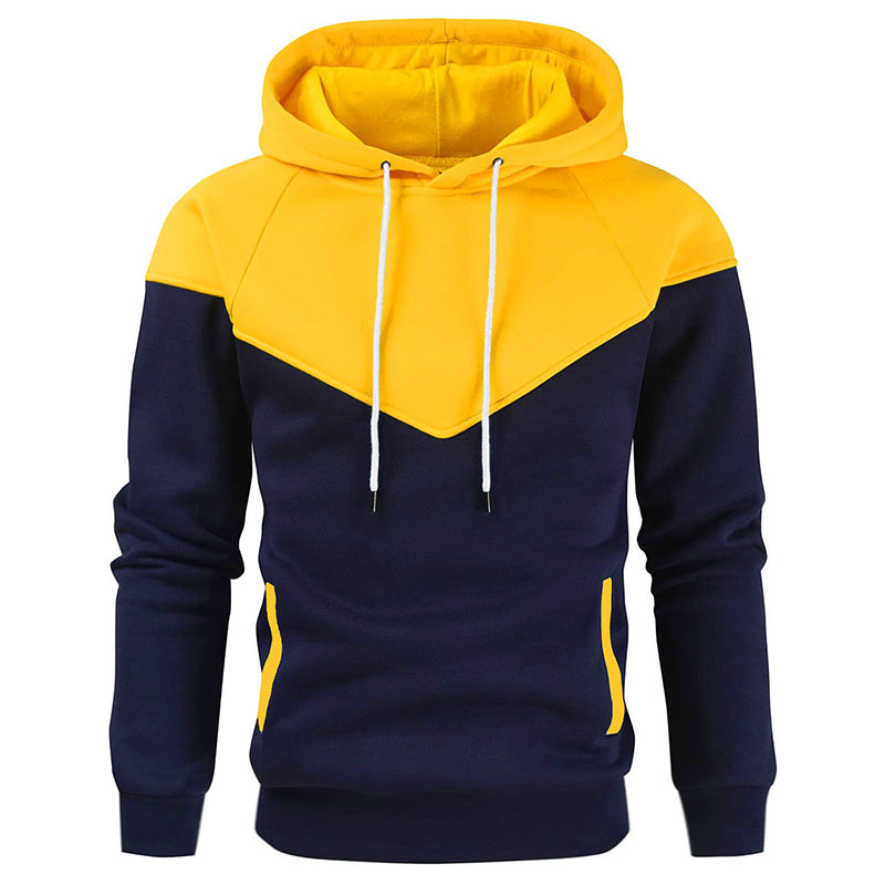 Color Block Casual Sports Sweatshirt