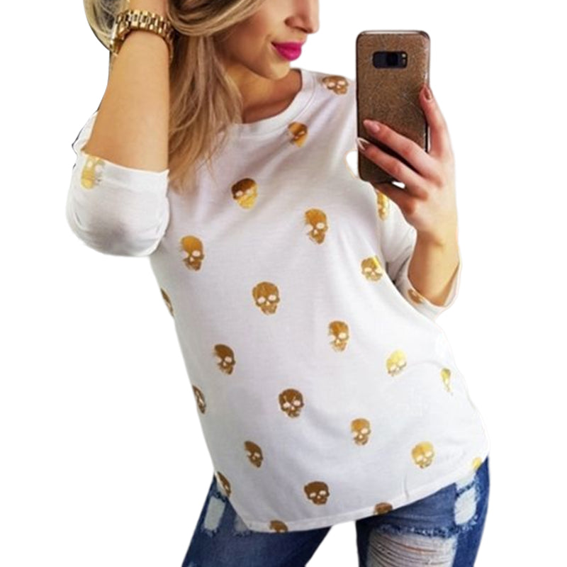 Skull Print T-shirt