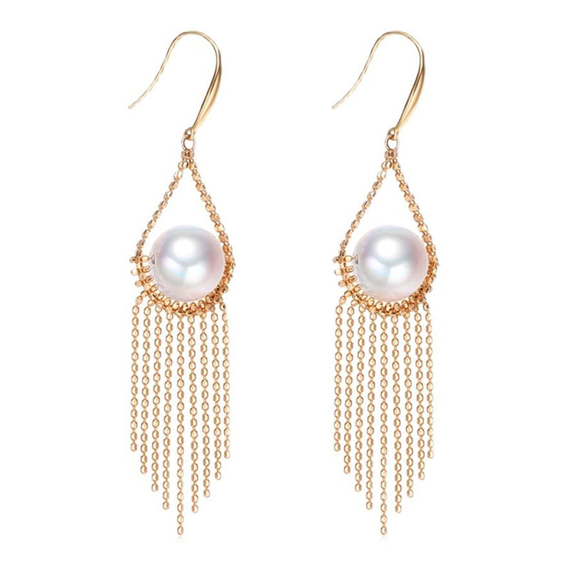 Pearl Fringe Earrings