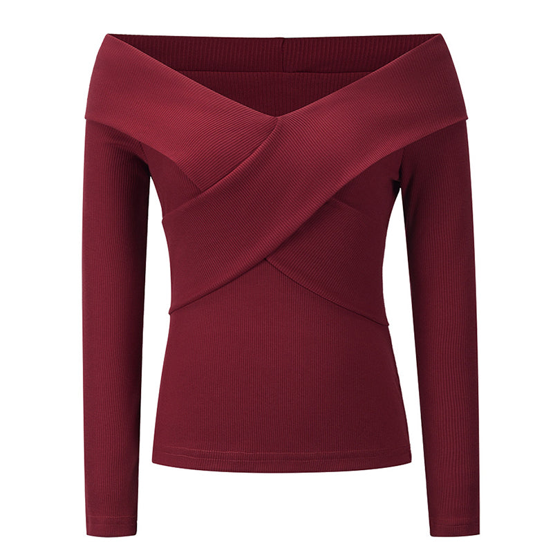 Double V-neck Sweater