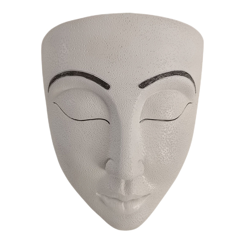 Resin Goddess Human Face Flower Pot