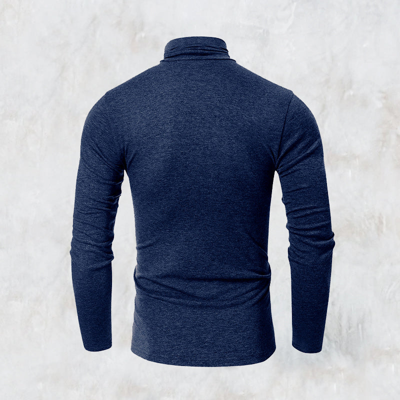 Men's Turtleneck Bottoming Top Blouse