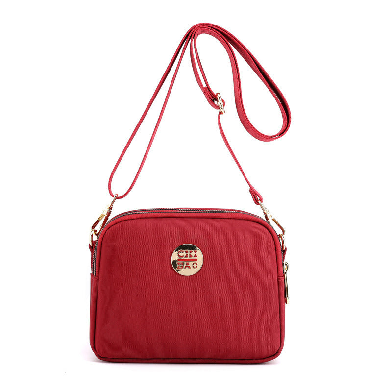 Nylon Oxford Cloth One Shoulder Crossbody Bag