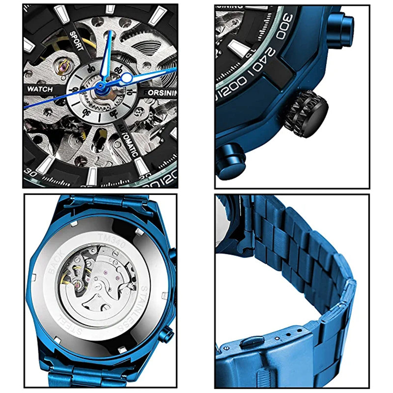 Men's Skeleton Watch