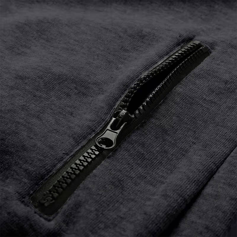 Men's Casual Hooded Zip Sweatshirt