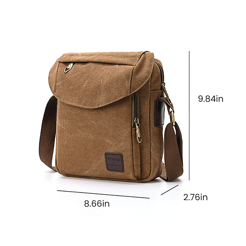 Canvas Business Messenger Bag