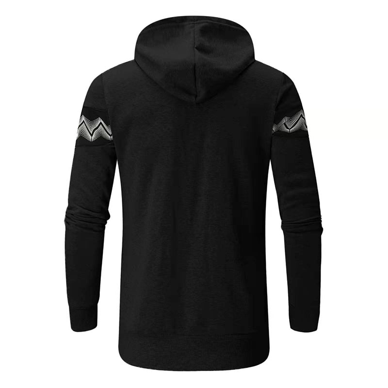 Men's Casual Hooded Zip Sweatshirt