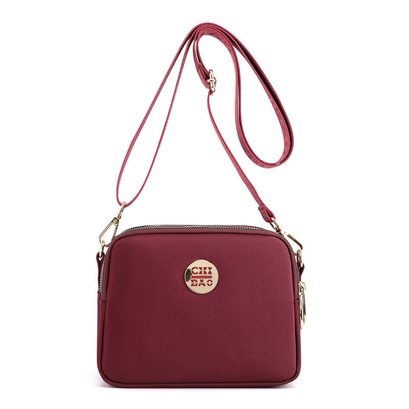 Nylon Oxford Cloth One Shoulder Crossbody Bag