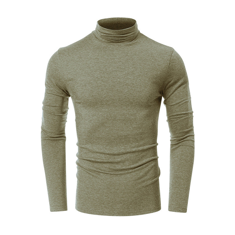 Men's Turtleneck Bottoming Top Blouse