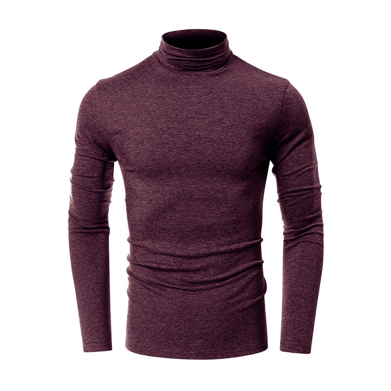 Men's Turtleneck Bottoming Top Blouse