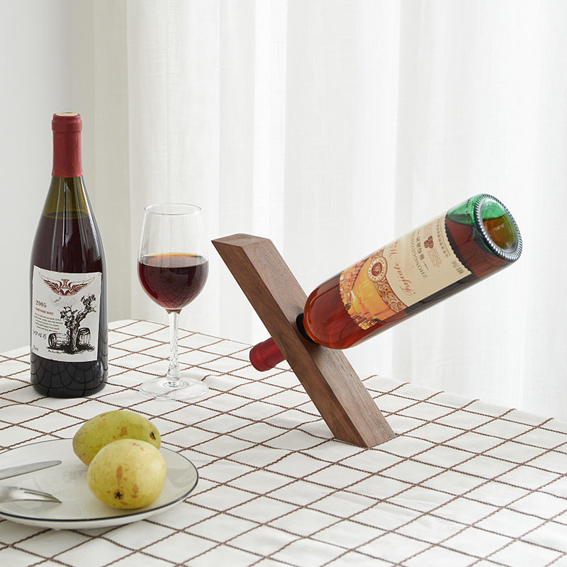 Magical Solid Wood Wine Bottle Holder