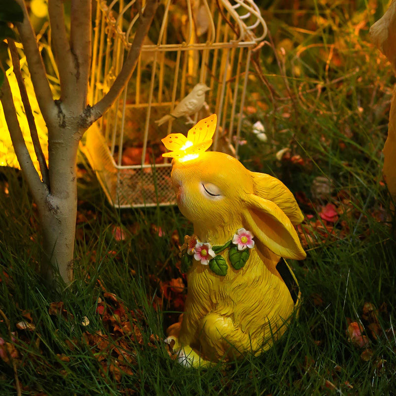 Easter Solar Powered LED Rabbit Light