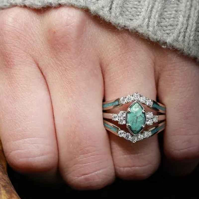 Diamond Turquoise Ring