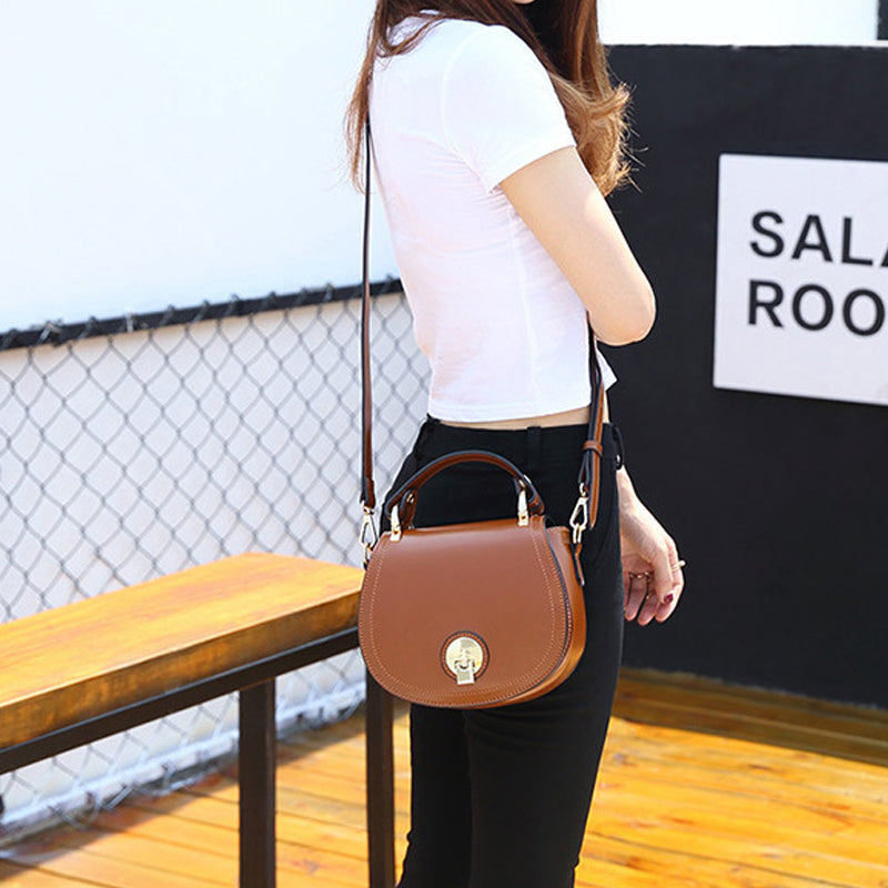 Shiny Leather Small Bag