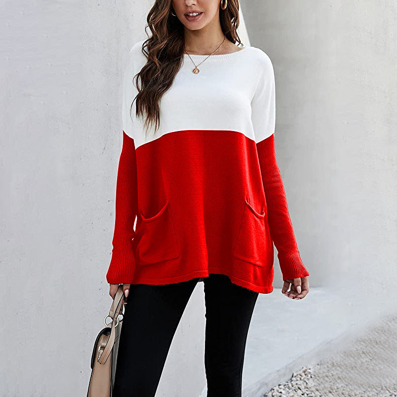 Loose Knit Long Sleeve Sweater